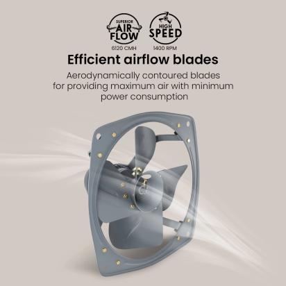 Crompton HDEF Exhaust Fan - Mild Steel by Crompton : Colours available: DimGray 5 5