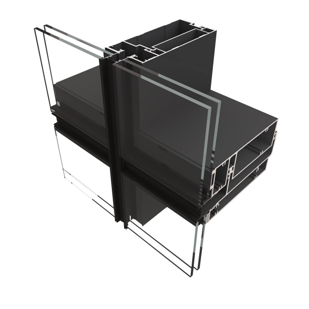 Aluk W75U - Unitised Curtain Walling System by Aluk