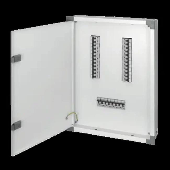 Polycab Distribution Board|Double Door|Grey White|TPN Phase|4W 8+12|Vertical DB