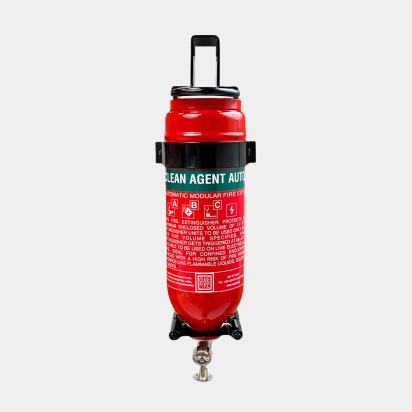 Ceasefire Automatic Fire Extinguishers - Clean Agent (Wall Mounted) by Ceasefire : Colours available: Red 7 7