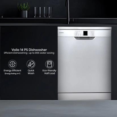 Crompton Voila FreeStanding 14 PlaceStanding Dishwasher by Crompton : Colours available: Silver 3 1