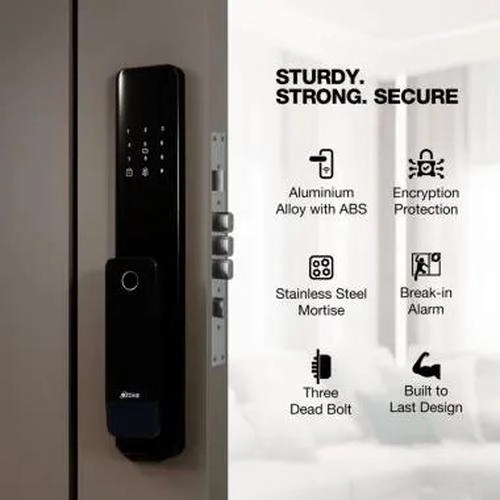 ozone Smart Wi-Fi Lock for Wooden & Metal Doors - OZ-FDL-01 Life Nxt Plus Black by Ozone : Colours available: Black 5 5