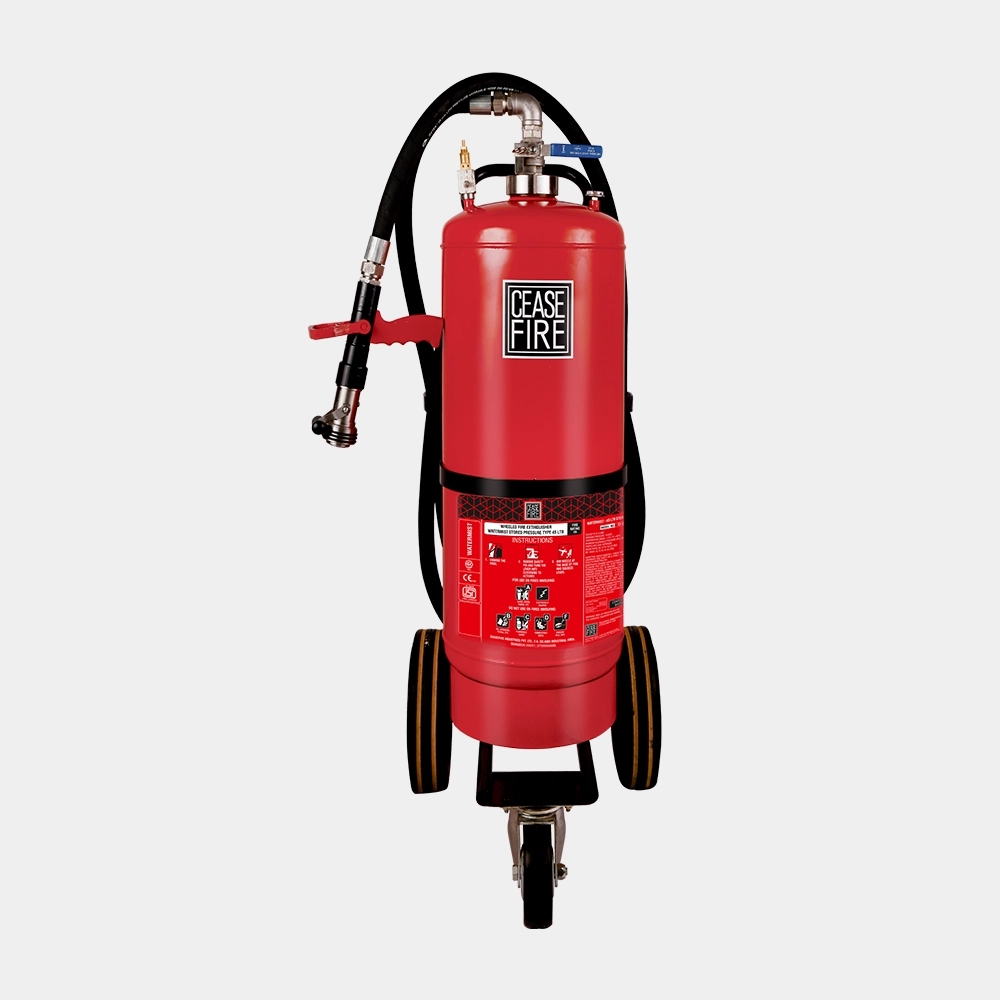 Ceasefire Quad (Watermist & Foammist Wheeled Extinguishers) by Ceasefire : Colours available: Red 3 2