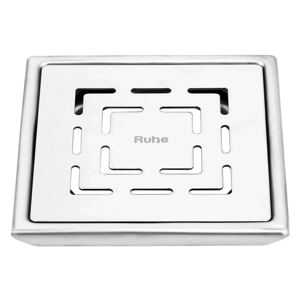 Ruhe Jupiter Square Premium Floor Drain 5 x 5 Inches by Ruhe
