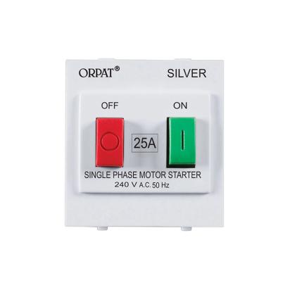 Orpat Silver Series Switches 25A Motor Starter Switch OSMS-2107 White (Pack of 10) by Orpat 1 1