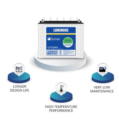 Solar Battery 150 Ah - LPTT12150L by Luminous 2 1