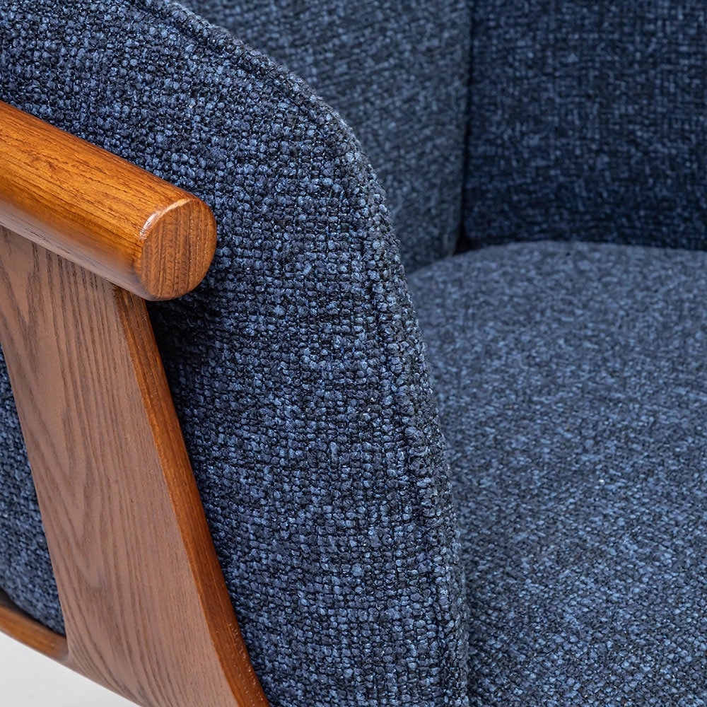 LivingShapes Toliver Plywood Dining Chair with metal by Living Shapes : Colours available: SteelBlue 1 7