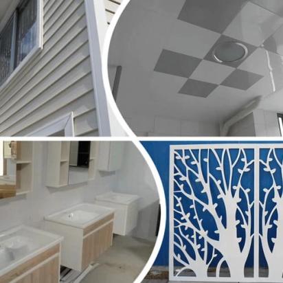 Aakruti WPC - PVC Foam Board by Aakruti WPC : Colours available: White 1 1