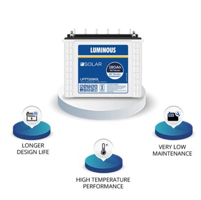 Solar Battery 180AH- LPTT12180L by Luminous 1 1