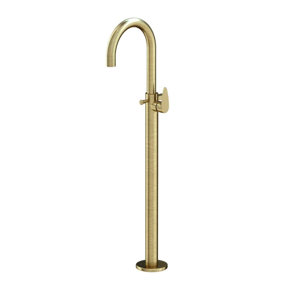 Jaquar Exposed Parts of Floor Mounted Single Lever Bath Mixer - Antique Bronze - VGP-ABR-81121K