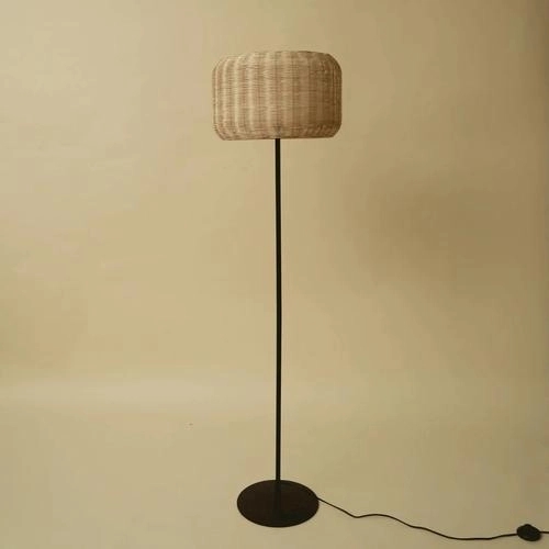 The Living Influence Bird's Nest - Rattan Floor Lamp