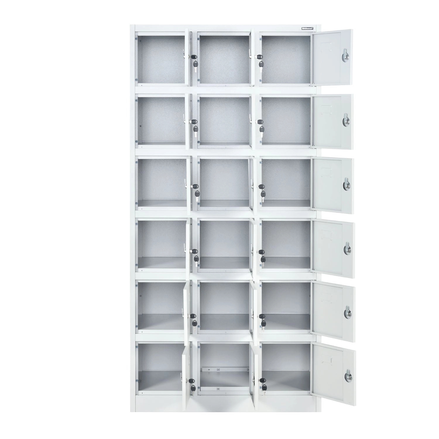 Nilkamal Magna 18 Personal Locker (Grey) by Nilkamal : Colours available: Grey 4 5