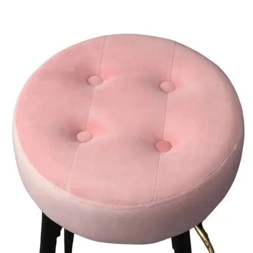 Livin Styles Harsh Pink Color Ceazar Counter Stool by Livinstyles : Colours available: LightPink, Black 2 4