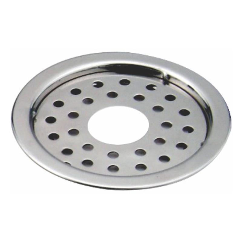 Aquieen 5x5 Inch Floor Grating / Drainer With Pipe Hole | Classic Round Design & SS304 Drainer In Matte Finish | Anti-Clog & Drain Cover & Kitchen 3