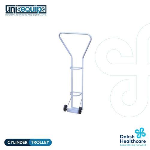 Daksh Healthcare Uniequip Small and Jumbo Cylinder Trolley for Hospital / Clinic and Home use