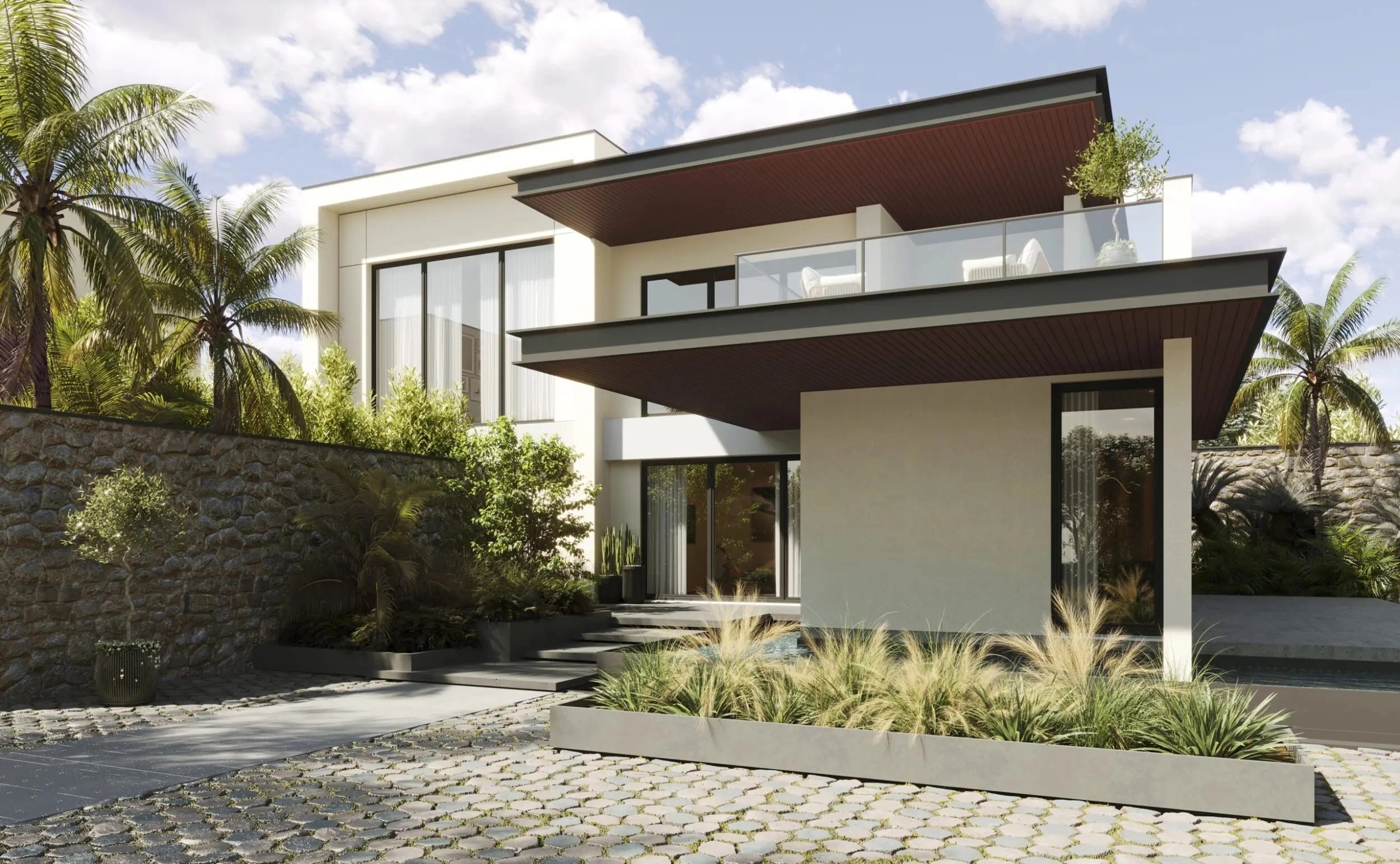 Vox Soffit - Rosewood Panel by Vox : Colours available: Brown