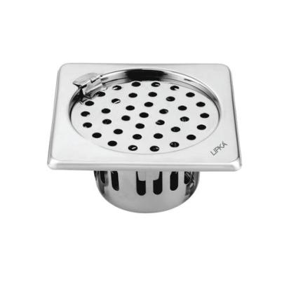 Lipka Square Floor Drain (6 x 6 Inches) with Hinge and Cockroach Trap