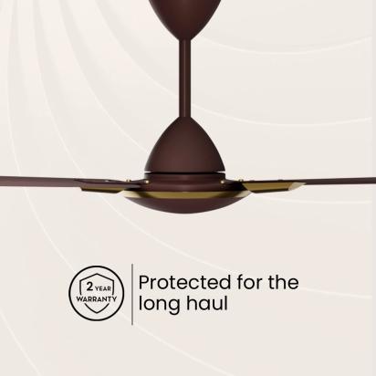 Crompton High Speed Aura | Ceiling Fan - Brown by Crompton : Colours available: Brown 1 3