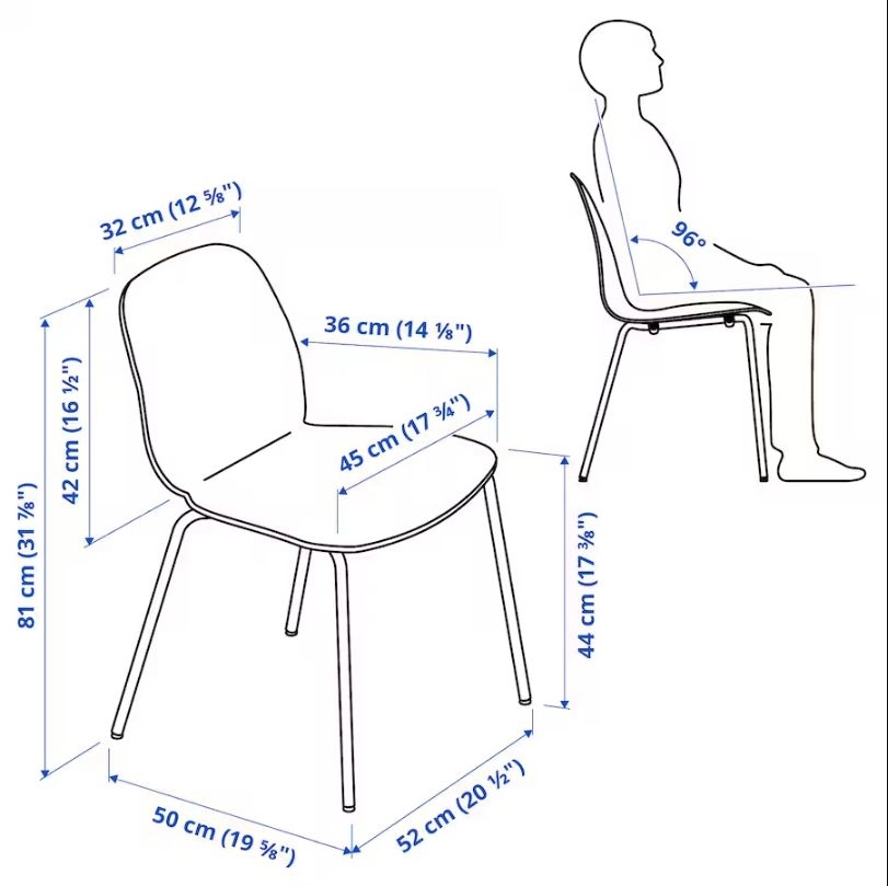 Ikea Lidas Chair by Ikea 3 5