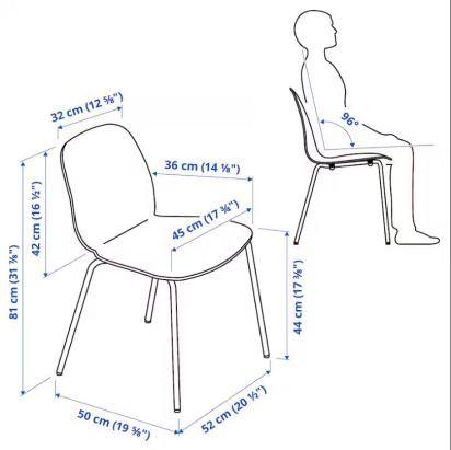 Ikea Lidas Chair by Ikea 3 5