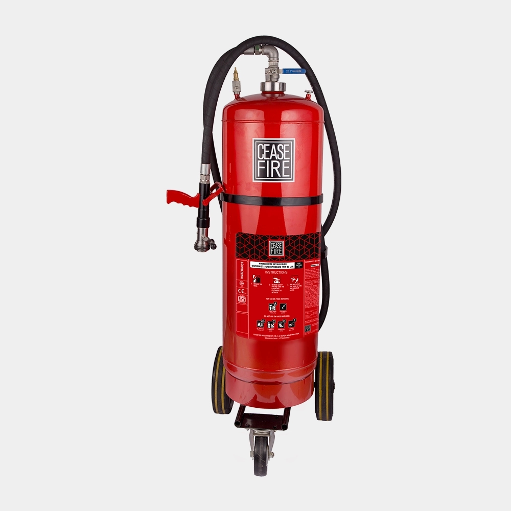 Ceasefire Quad (Watermist & Foammist Wheeled Extinguishers) by Ceasefire : Colours available: Red 4 3