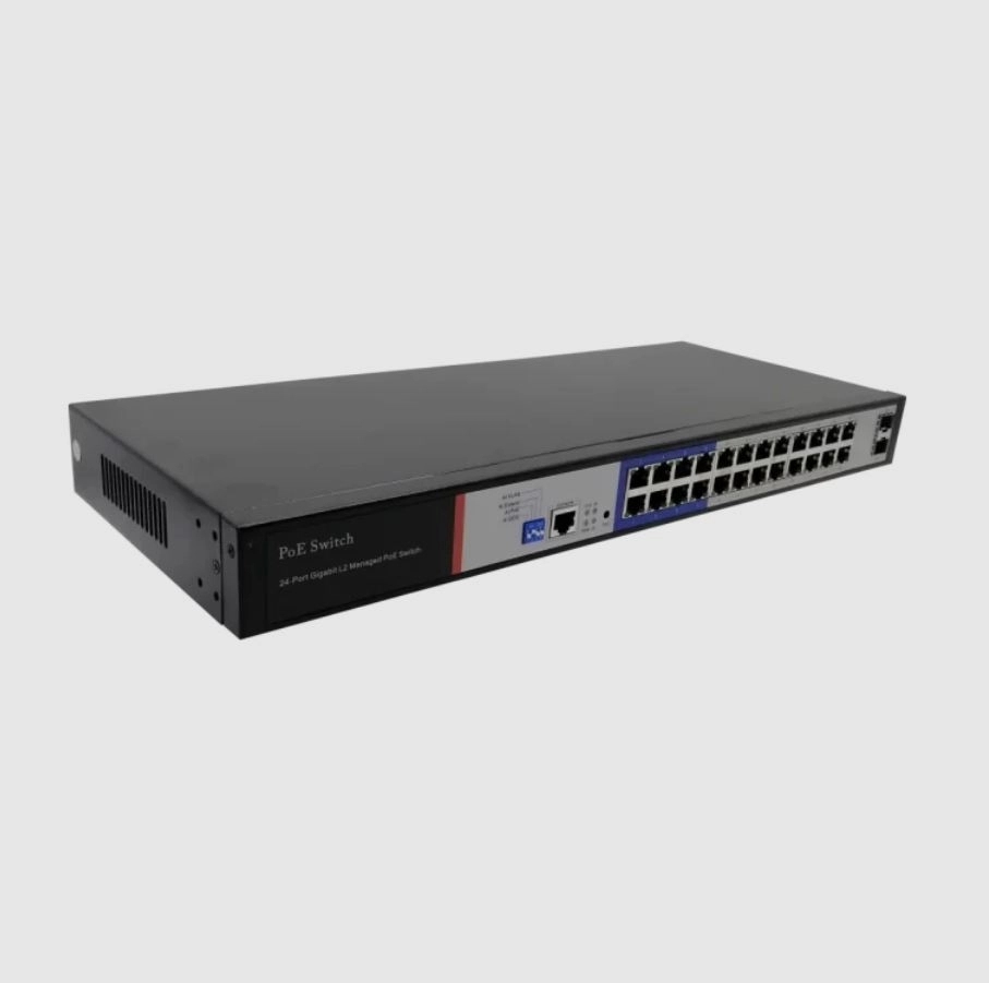 Trueview Port Layer 2 Managed AI PoE Switch by Trueview : Colours available: Black 1 1