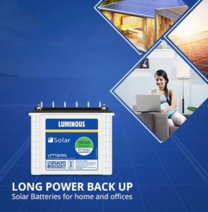 Solar Battery 150 Ah - LPTT12150L by Luminous 3 2