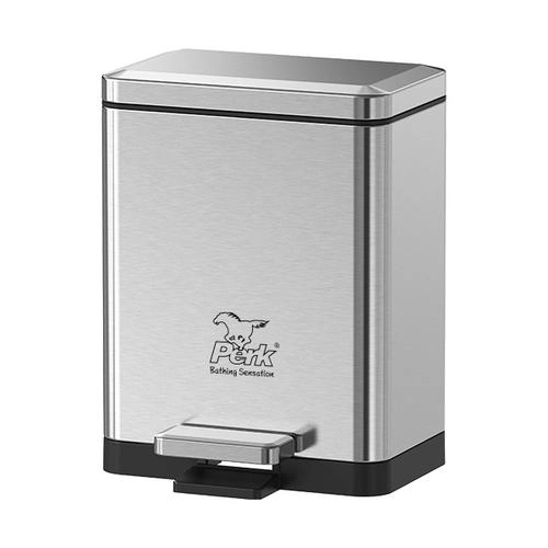 Perk Madison Dustbin 15 Litre - Matt Steel