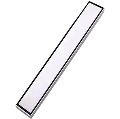 Aquieen 4x48 Inch Tile/Marble Insert Floor Grating / Drainer with Side Hole & Anti-Foul Cockroach Trap | SS304 Drainer with Matte Finish | Tile Drainer by Aquieen : Colours available: Chrome 2 2