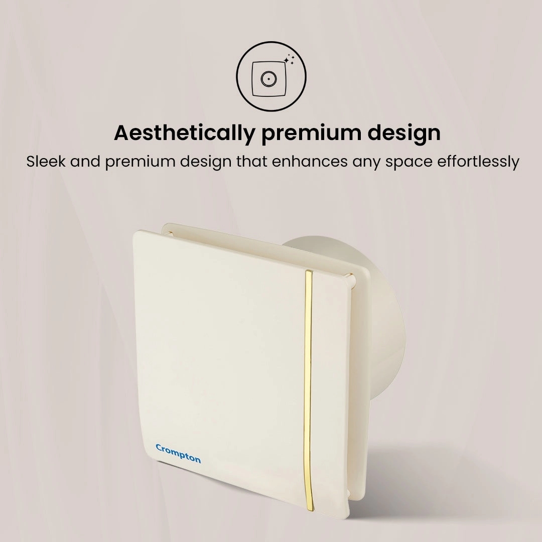 Crompton New Mount Air Exhuast Fan - Ivory by Crompton : Colours available: Ivory 2 3