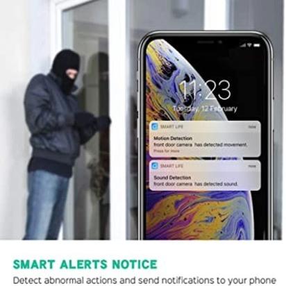 Homemate WiFi Smart Outdoor Camera by Homemate : Colours available: White 3 2