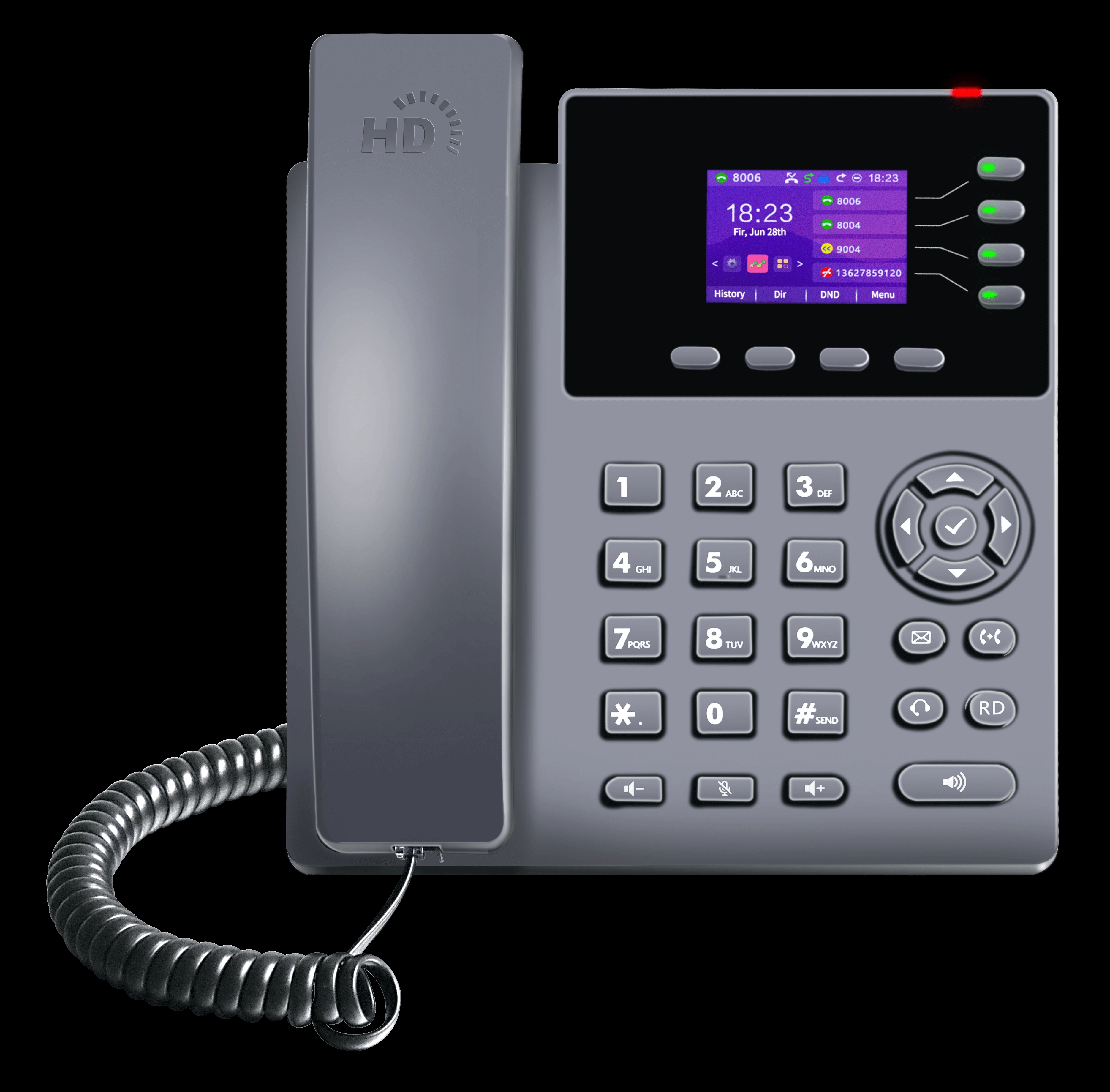 Dasscom DXP-7200N IP Phone by Dasscom : Colours available: Grey