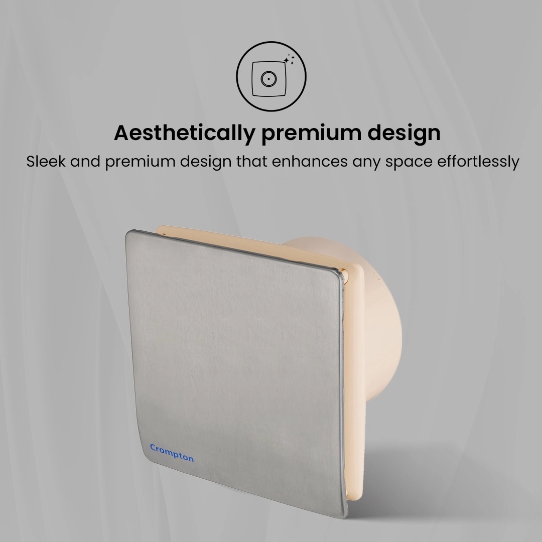 Crompton New Mount Air Exhuast Fan - Ivory by Crompton : Colours available: Ivory 9 8