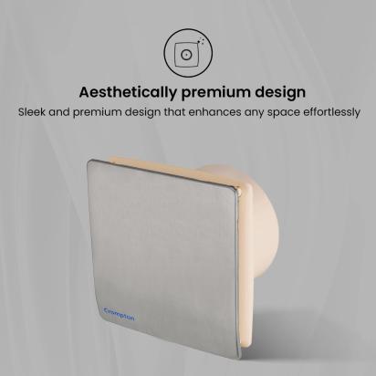 Crompton New Mount Air Exhuast Fan - Ivory by Crompton : Colours available: Ivory 9 8