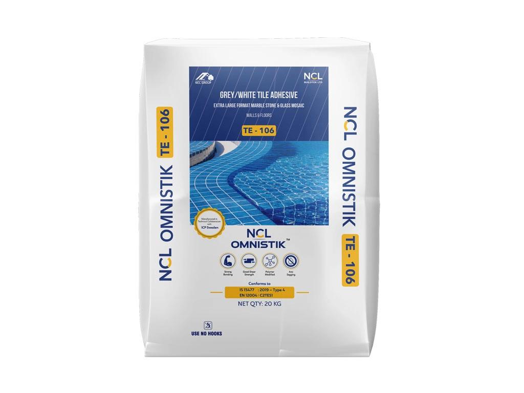 NCL Omnistik – TE 106: The Reliable Tile Adhesive for Interior and Exterior