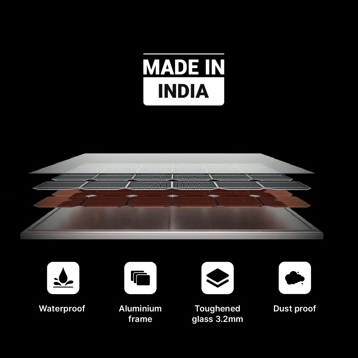 Zunpulse 550 Watt Monofacial Non DCR Mono PERC Solar Panel by Zunpulse 1 1