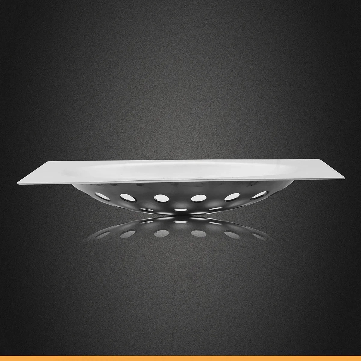 Ruhe One Square Flat Cut Floor Drain - 6 x 6 Inches by Ruhe : Colours available: Silver 1 3