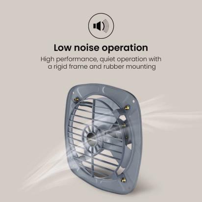 Crompton Fluxair Exhaust Fan by Crompton : Colours available: Grey 2 2