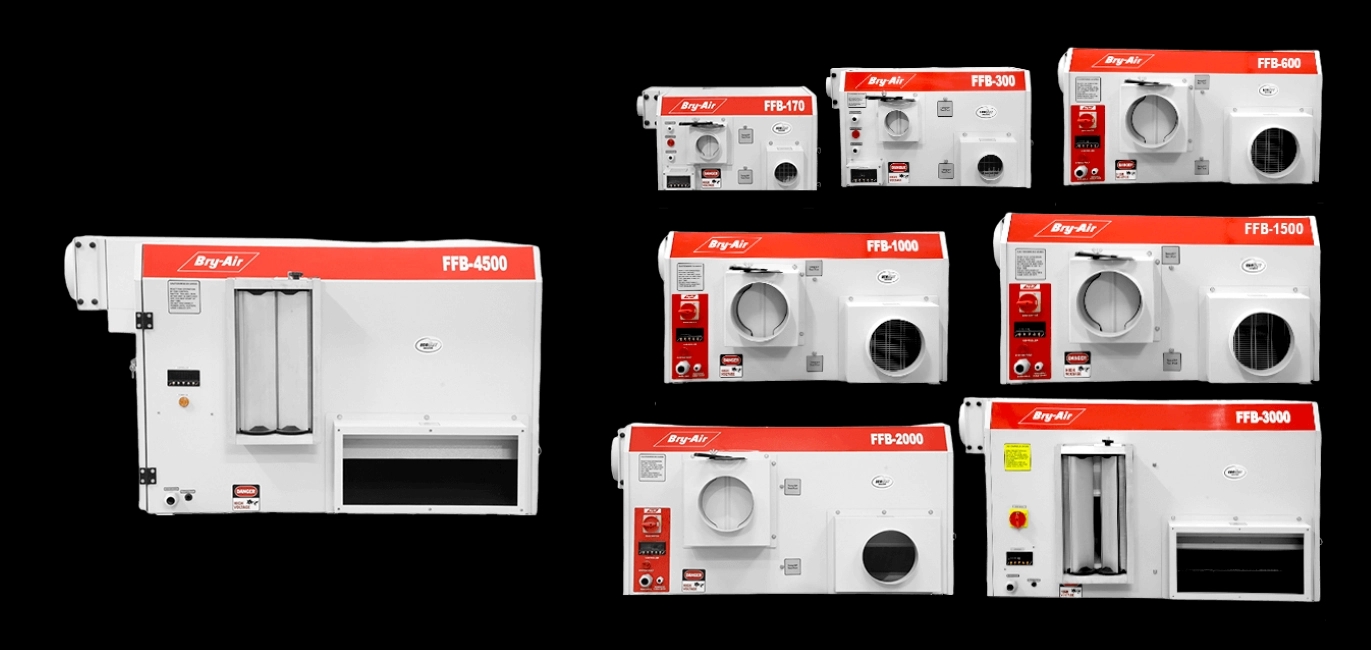 Bry Air Compact Desiccant Dehumidifier FFB Series by Bry-Air : Colours available: White 3 3