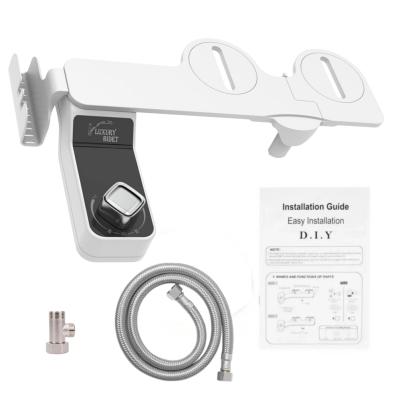 Aquieen ABS Dual Flow Toilet Bidet Spray Kit With Mobile Holder | High-Pressure Handheld Jet Spray For Western Toilets | Adjustable & Non-Electric by Aquieen : Colours available: White 6 6