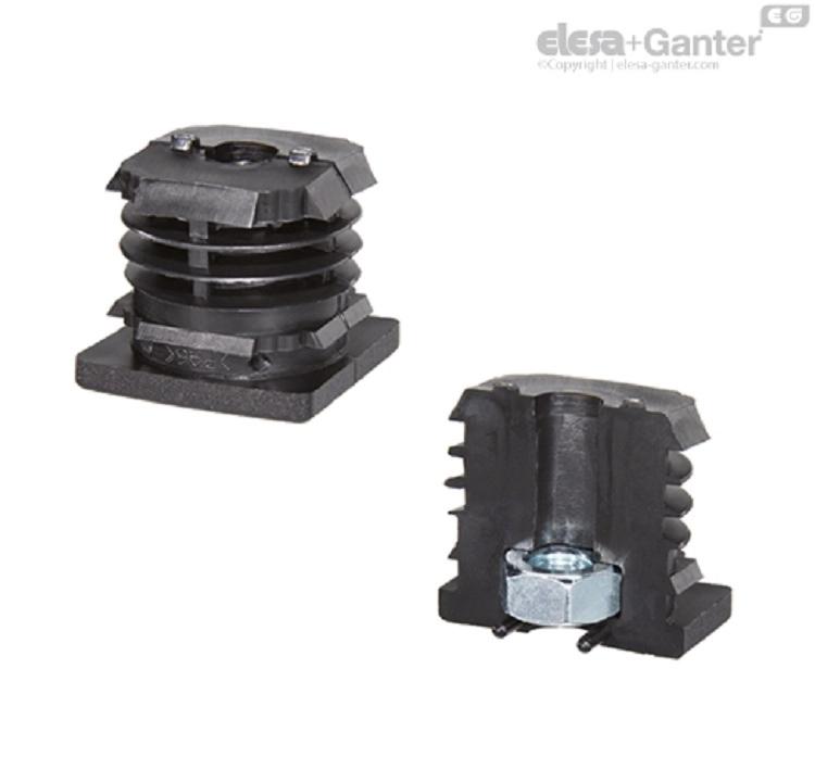 NDL Q End Caps For Square Tubes
