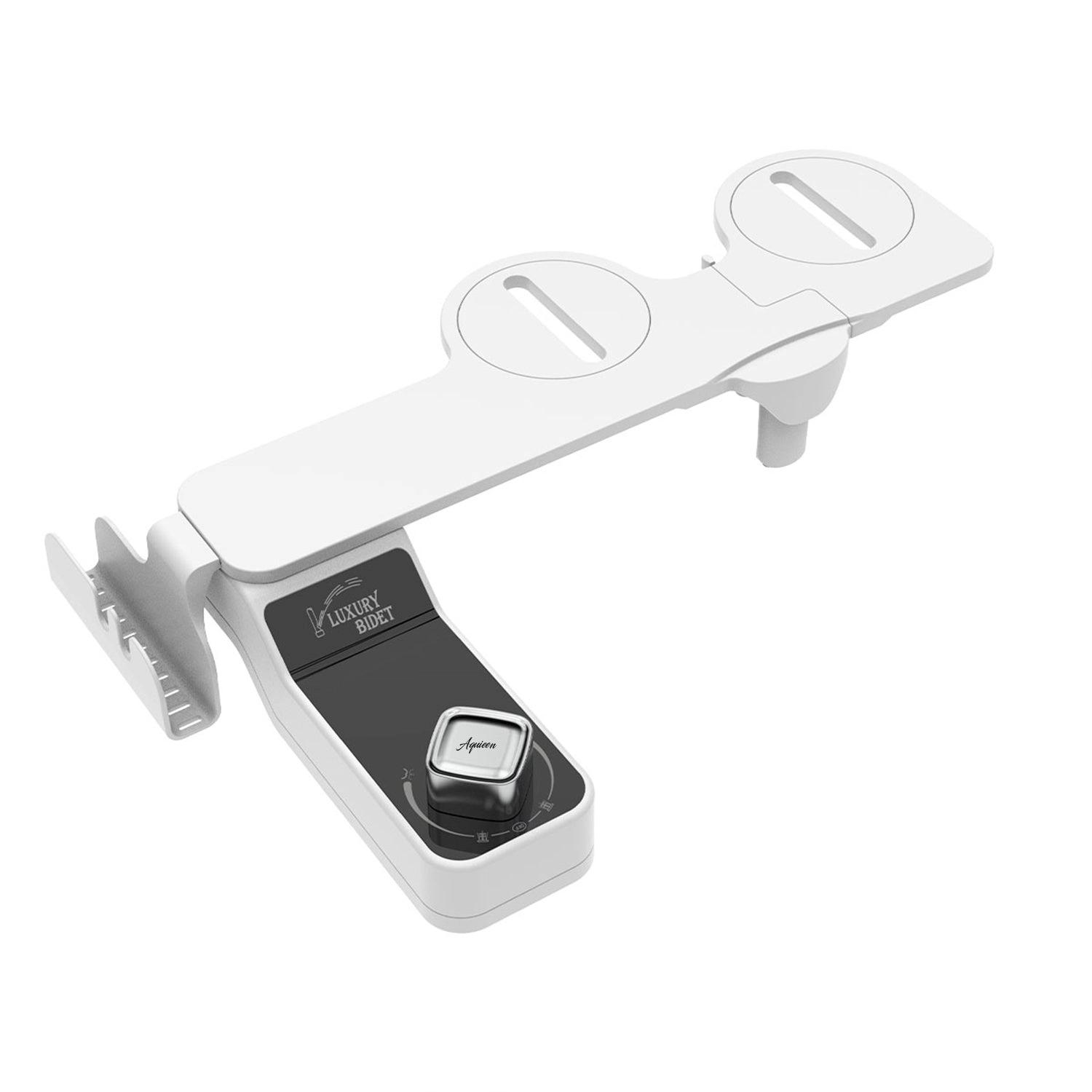 Aquieen ABS Dual Flow Toilet Bidet Spray Kit With Mobile Holder | High-Pressure Handheld Jet Spray For Western Toilets | Adjustable & Non-Electric