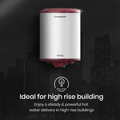Crompton Versa Storage Water Heater - 15-L by Crompton : Colours available: White 4 6