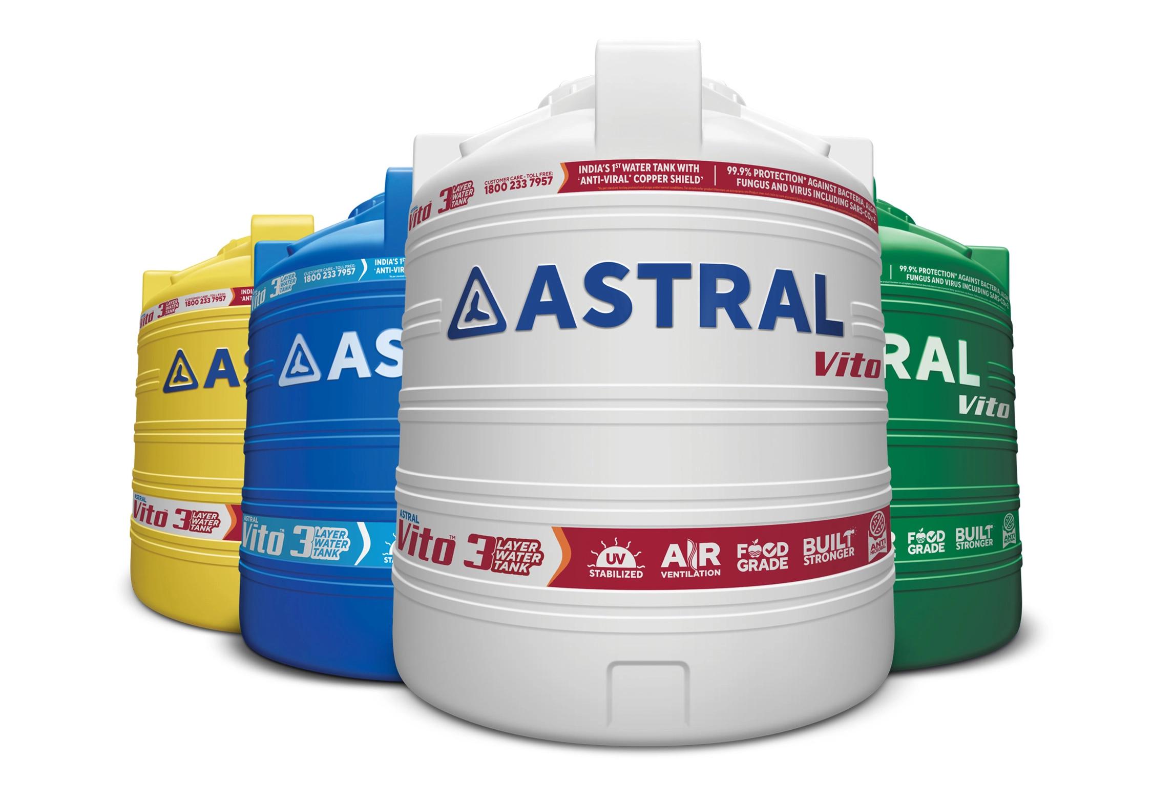 Astral Vito 3 Layer Water Tank with Anti-Viral Copper Shield - A832307XXSB