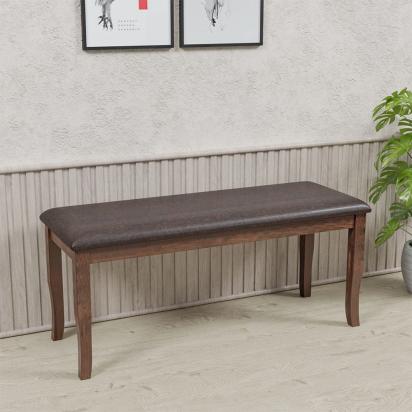 Nilkamal Camilla Multi Use Long Sitting Bench For Living Room | Dining Room (Dark Walnut) by Nilkamal : Colours available: Brown