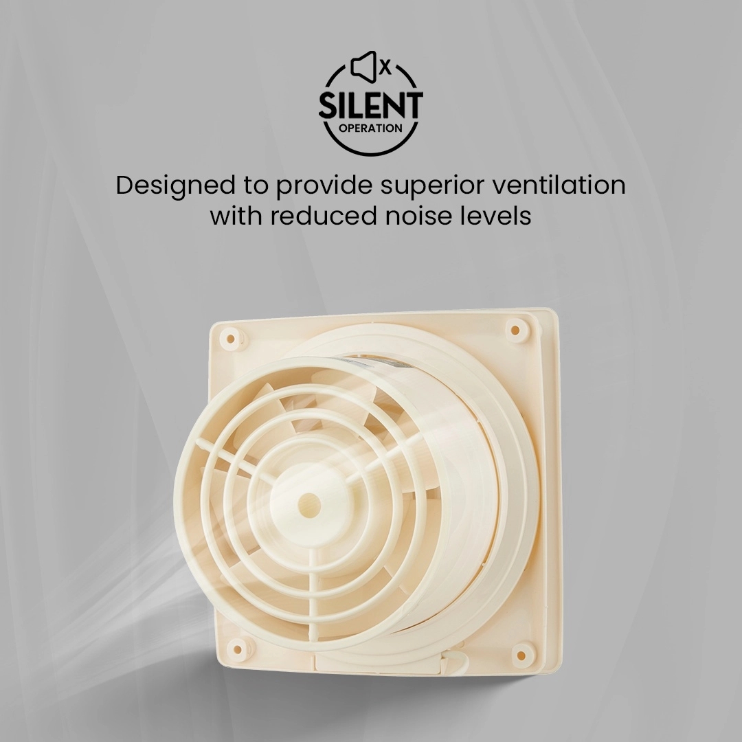 Crompton New Mount Air Exhuast Fan - Ivory by Crompton : Colours available: Ivory 8 7