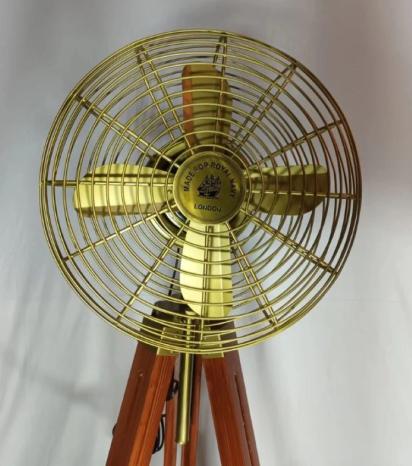 Young Artisan Antique Tripod Electric Fan by Young Artisan : Colours available: Gold 4 1