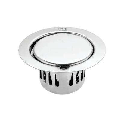 Lipka Full Moon Round Floor Drain (5.5 inches) with Cockroach Trap