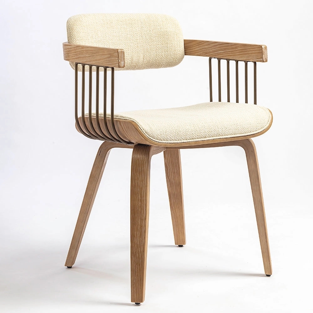 LivingShapes Blonde Wooden Dining Chair by Living Shapes : Colours available: Beige 3 3