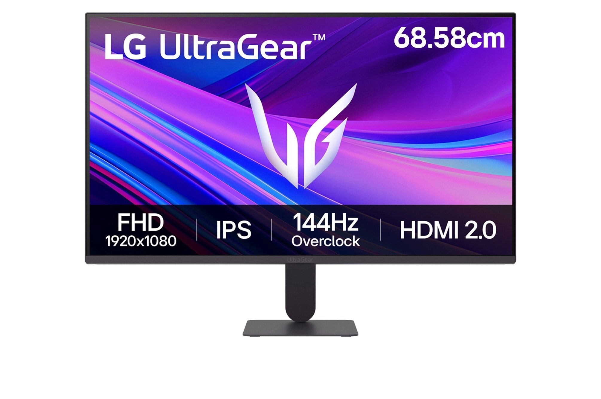 LG UltraGear™ G4 68.58 cm (27) 144Hz (overclock) FHD IPS Gaming Monitor | 27G411A with NVIDIA G-SYNC® compatible, SRGB 99% (Typ.) by LG : Colours available: Black